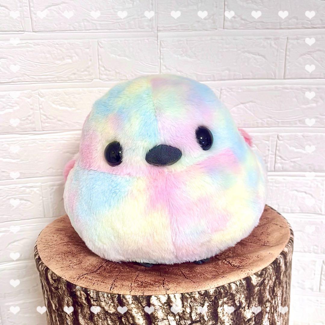 ☆超希少★ ふくふくシマエナガ 冬支度 ユメちゃん JB ぬいぐるみ カラフル