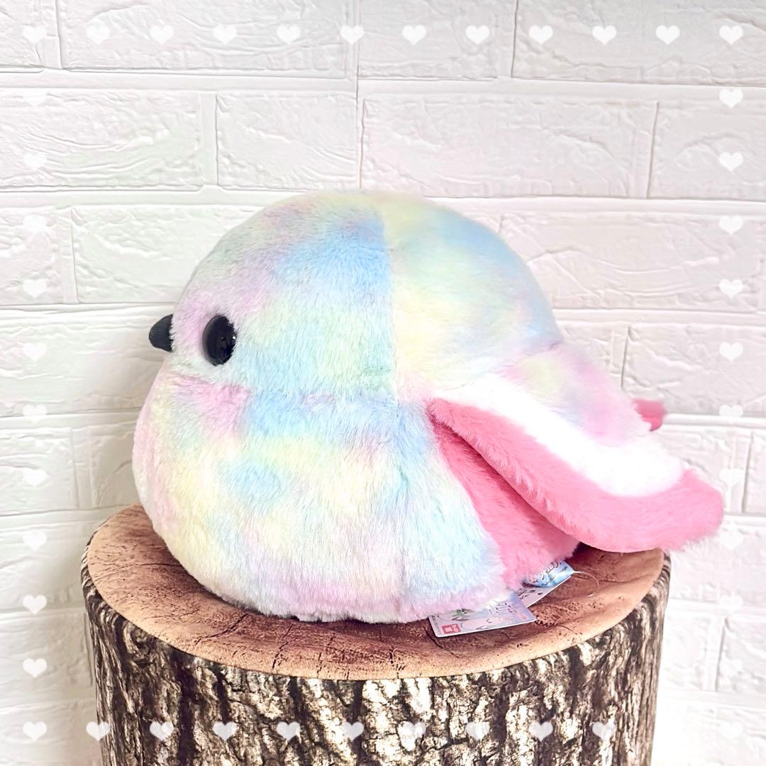 ☆超希少★ ふくふくシマエナガ 冬支度 ユメちゃん JB ぬいぐるみ カラフル