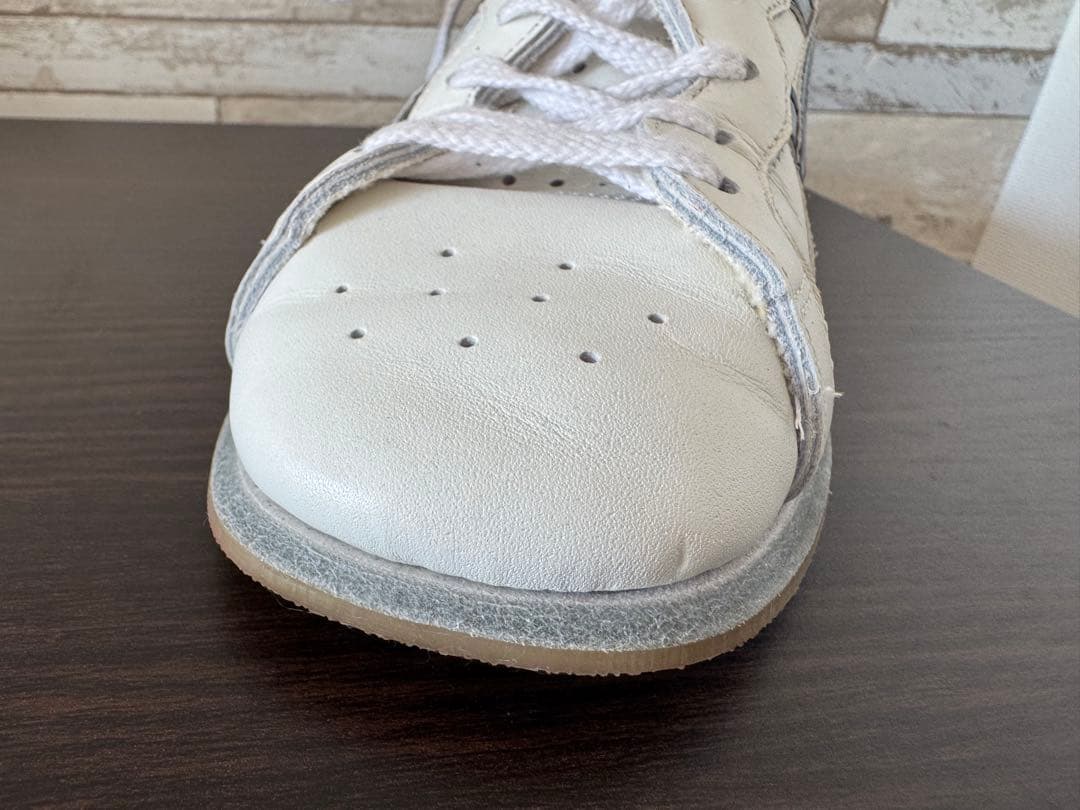 【超美品】レア白　ASICS アシックス　リフティングシューズ 24.5CM