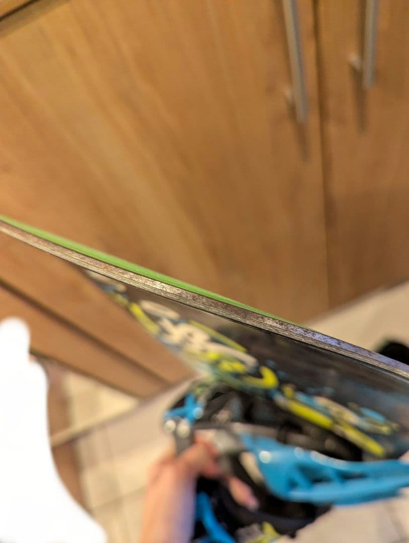 美品】K2 スノーボード バインディング付き 子供用 18.5cm キッズセット