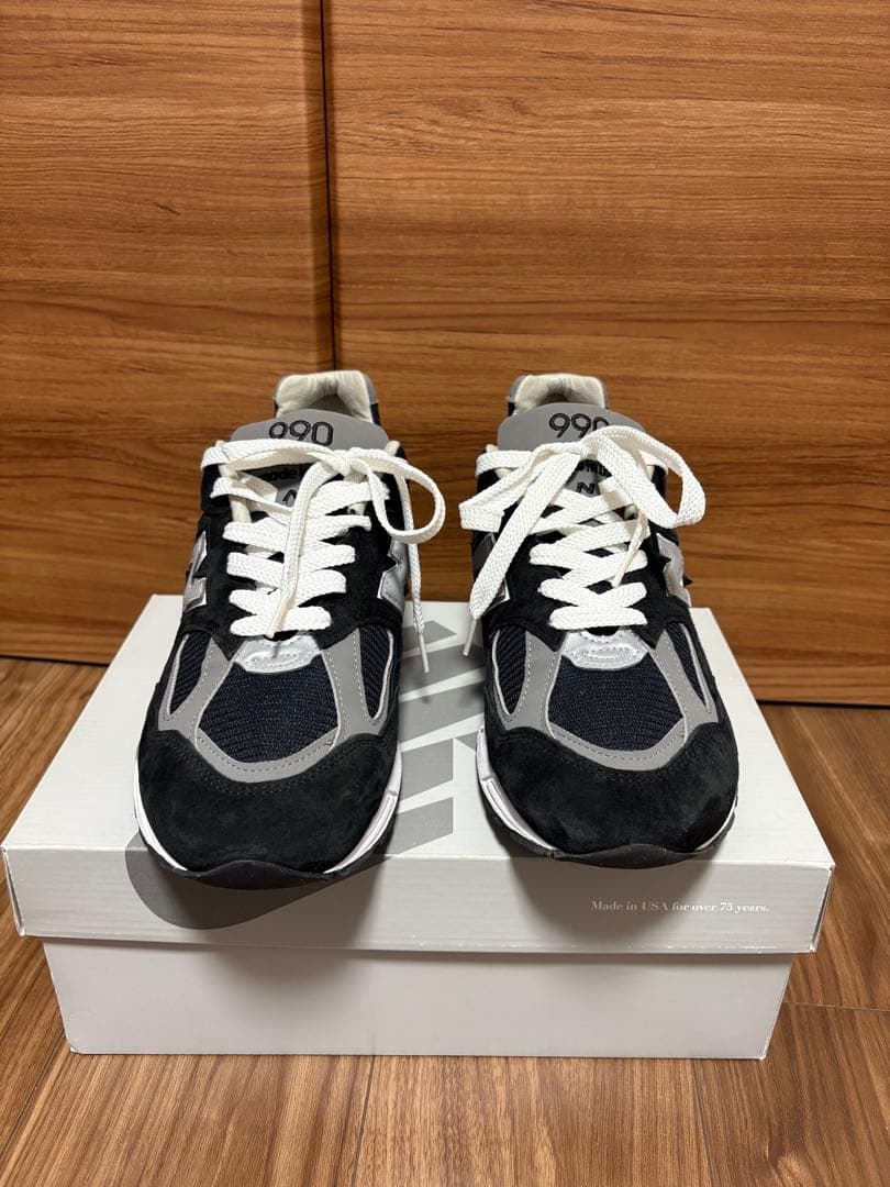 最終値下げ New Balance 990v2 ブラック　29.5cm