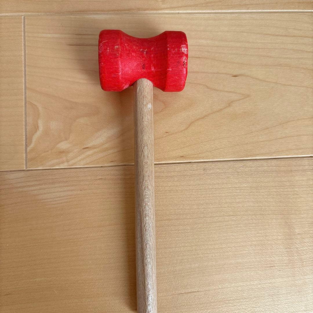 大工さん ウォルター社 ニック社木製 知育玩具 ハンマートイ ペグ10本