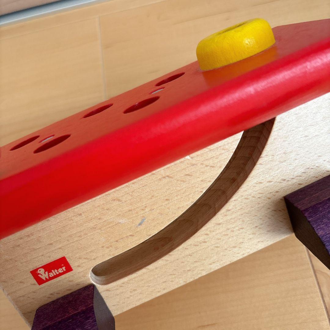 大工さん ウォルター社 ニック社木製 知育玩具 ハンマートイ ペグ10本