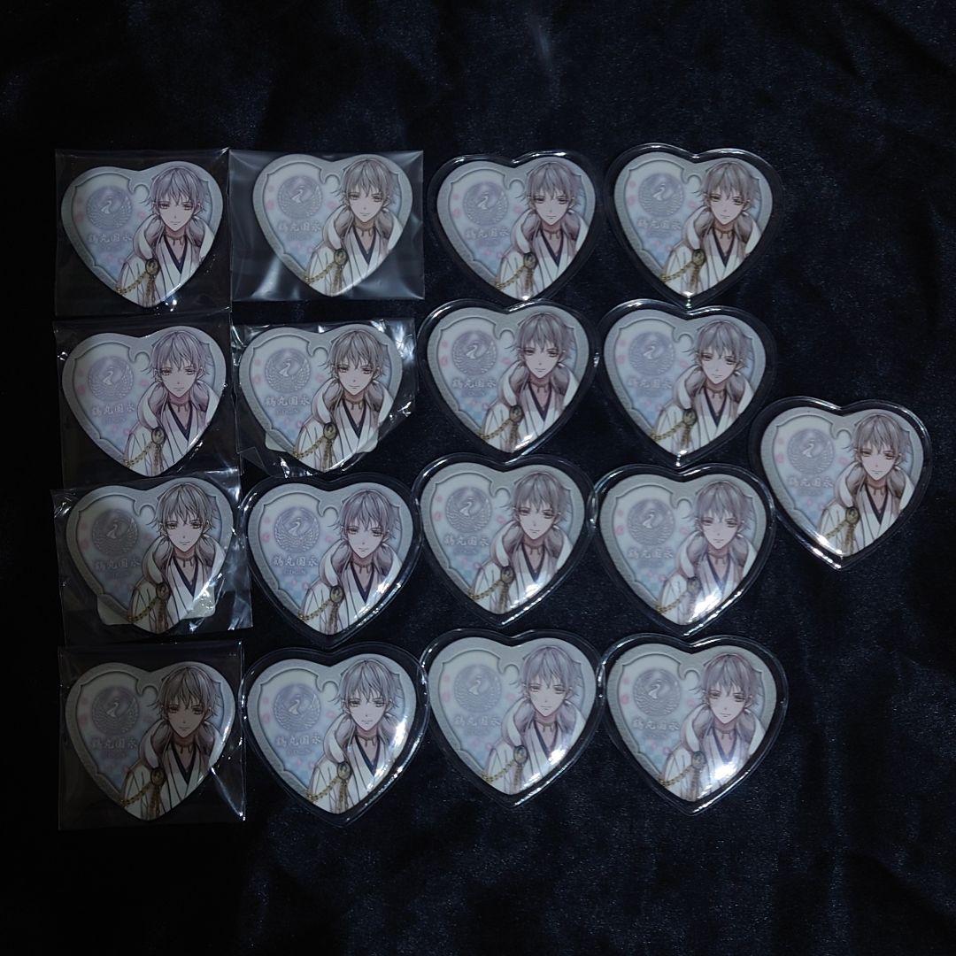 鶴丸国永 ハート缶 バッジ セット売り 2026年最新】刀剣乱舞 ハート缶バッジ 鶴丸国永の人気アイテム - メルカリ