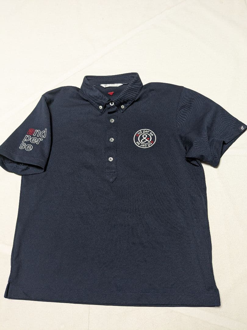 and per se アンパスィ ゴルフポロシャツ ボタンダウン - メルカリ