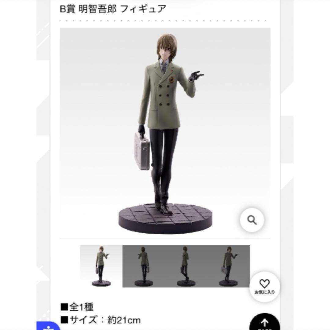 現物あり Ｂ賞 明智吾郎 フィギュア ペルソナ５　ザ・ロイヤル P5R 一番くじ