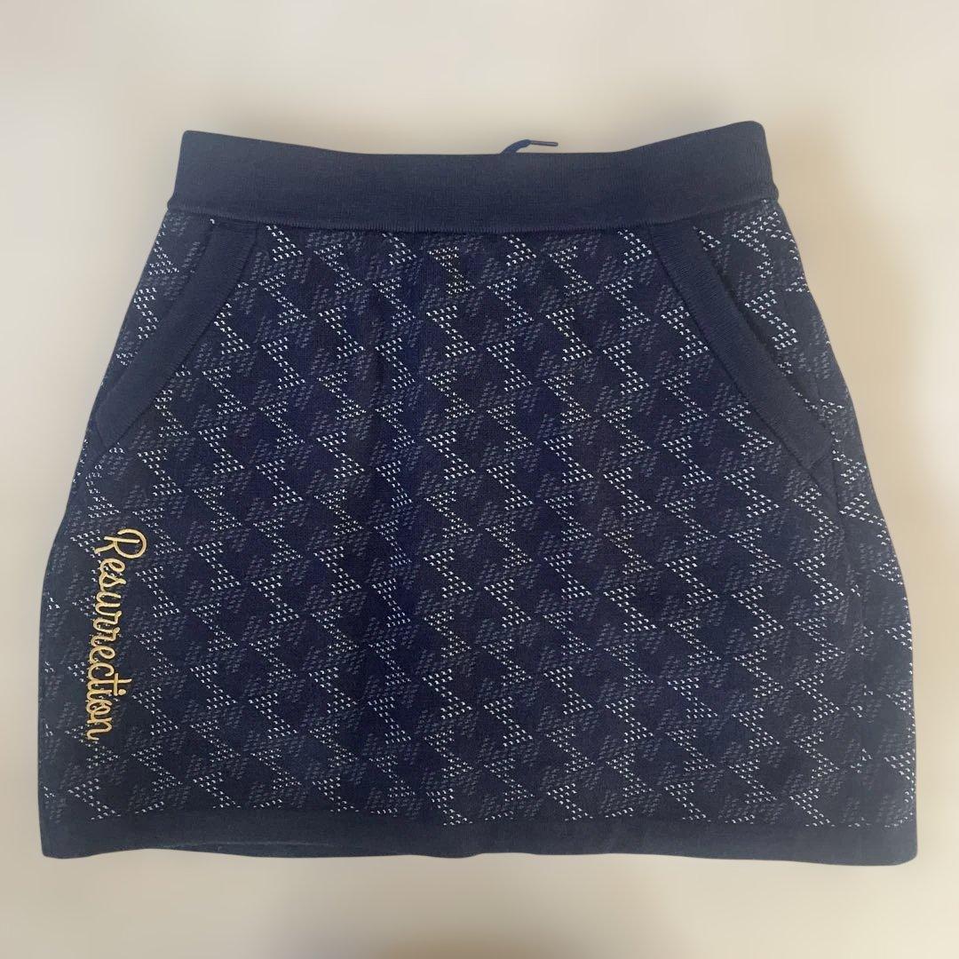 レザレクションニットスカートSサイズ Resurrection セール価格 レザレクション ウィメンズ パデット ニット