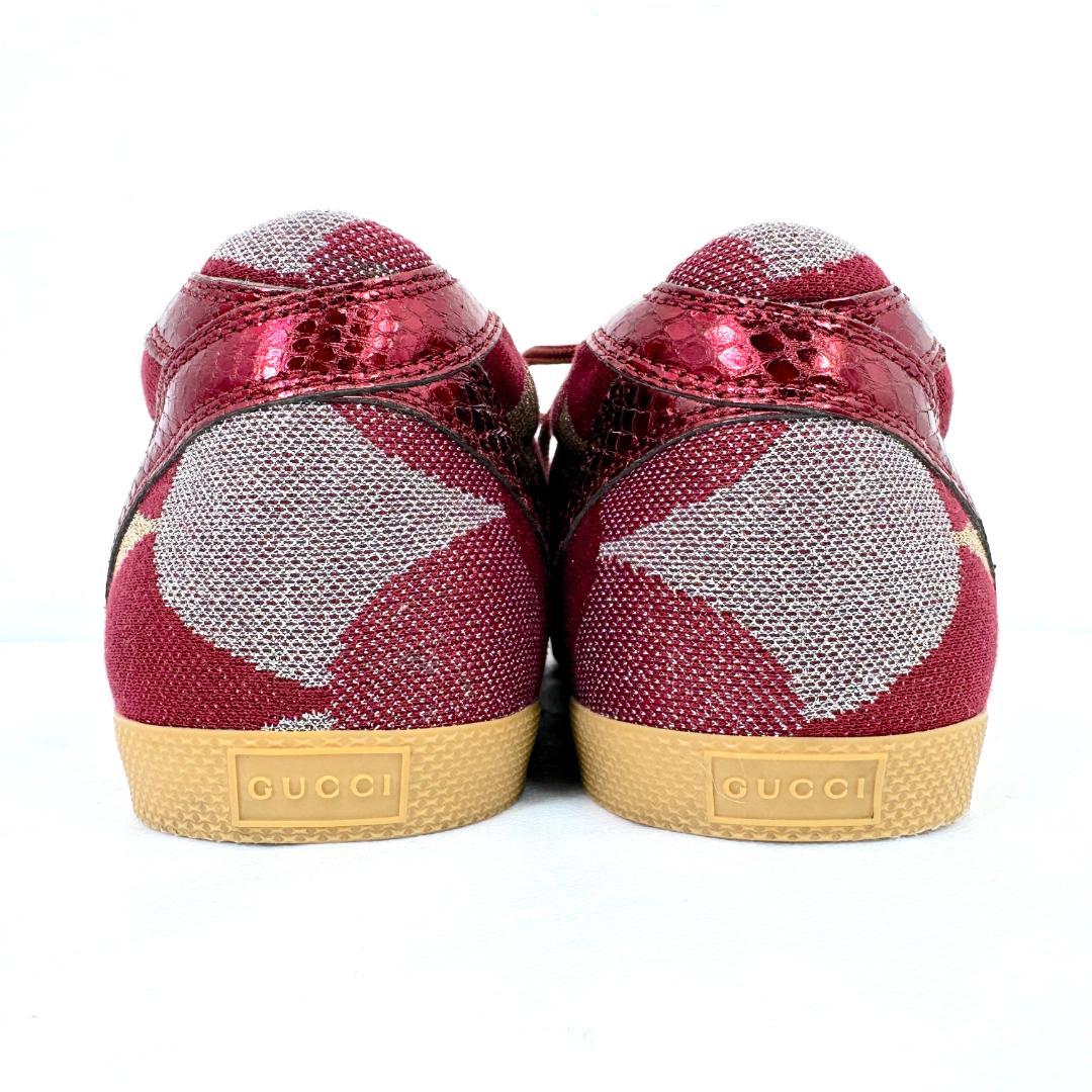 靴 Gucci Marmont Sneaker \"Red\" 437485