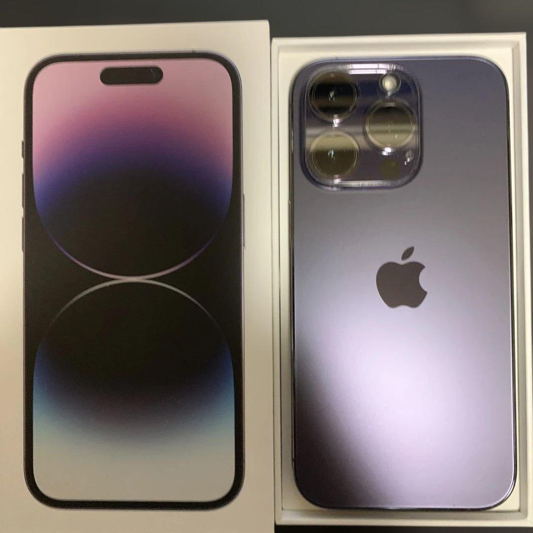 Apple iPhone 14 Pro ディープパープル 128GB 本体　美品 iPhone 14 Pro Max 1TB - ディープパープル（SIMフリー）[整備済製品
