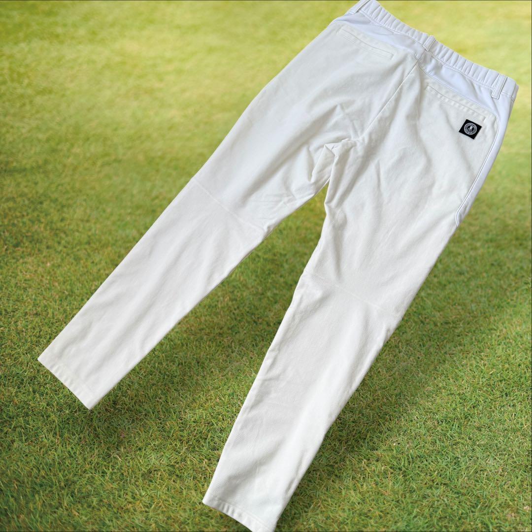 現行モデル 裏起毛 マークアンドロナ パンツ XL〜XXL相当 白 50 暖パン