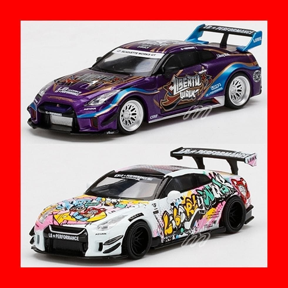 ⭐️MINIGT Purple llic & Kuma Graffiti