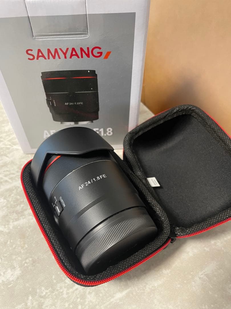 良品　SAMYANGサムヤンAF 24/1.8 FE 単焦点レンズ Amazon.co.jp: SAMYANG 単焦点レンズ AF 24mm F1.8 FE ソニーEマウント