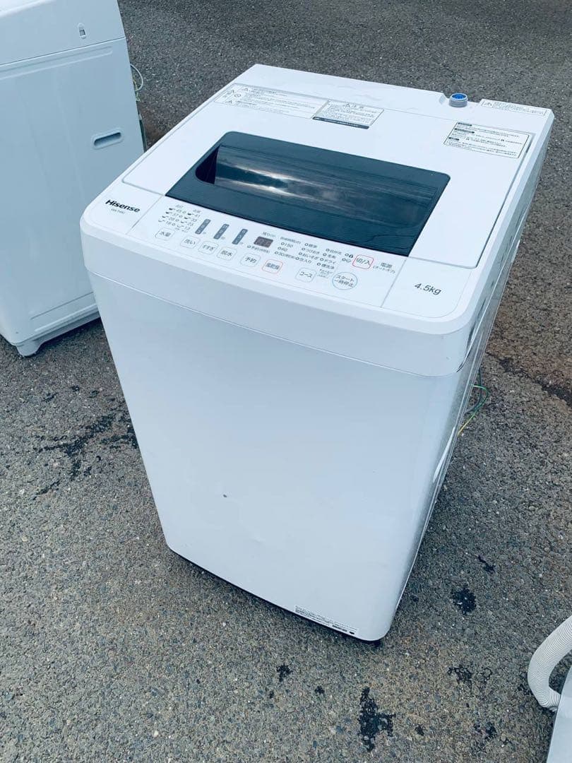 ①✅Hisense 電気洗濯機✅送料設置無料 ✅HW-T45C✅ ①✨2020年製✨1982番 Hisense✨全自動電気洗濯機✨HW-T45C‼️