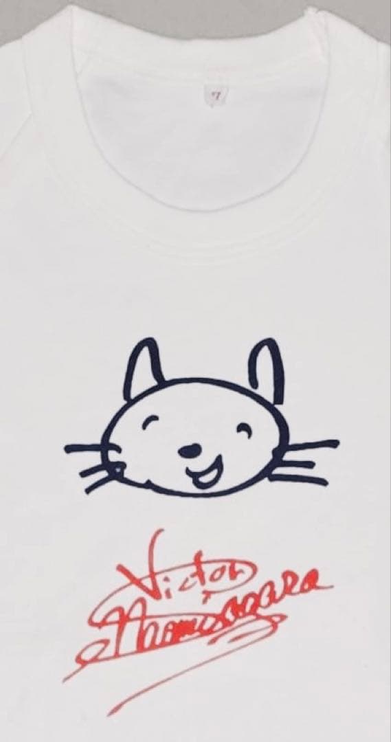 1969年製ビクター佐良直美サインイラスト刻印Tシャツサガラナオミ昭和レトロ歌謡