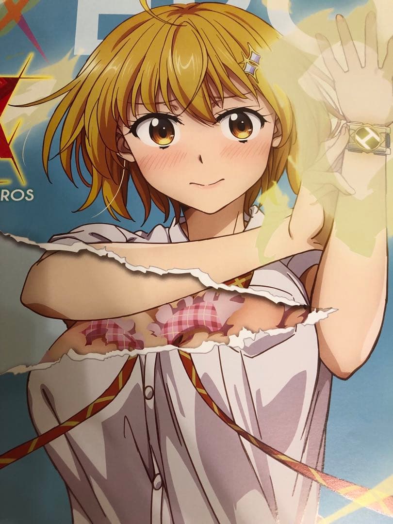 非売品】ド級編隊 エグゼロス 星乃雲母 加隈亜衣 B2 ポスター ②