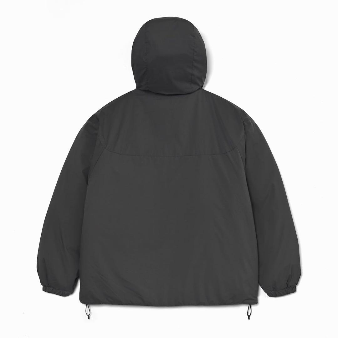 ENNOYとスタイリスト私物 PADDED NYLON HOODIE グレー - メルカリ