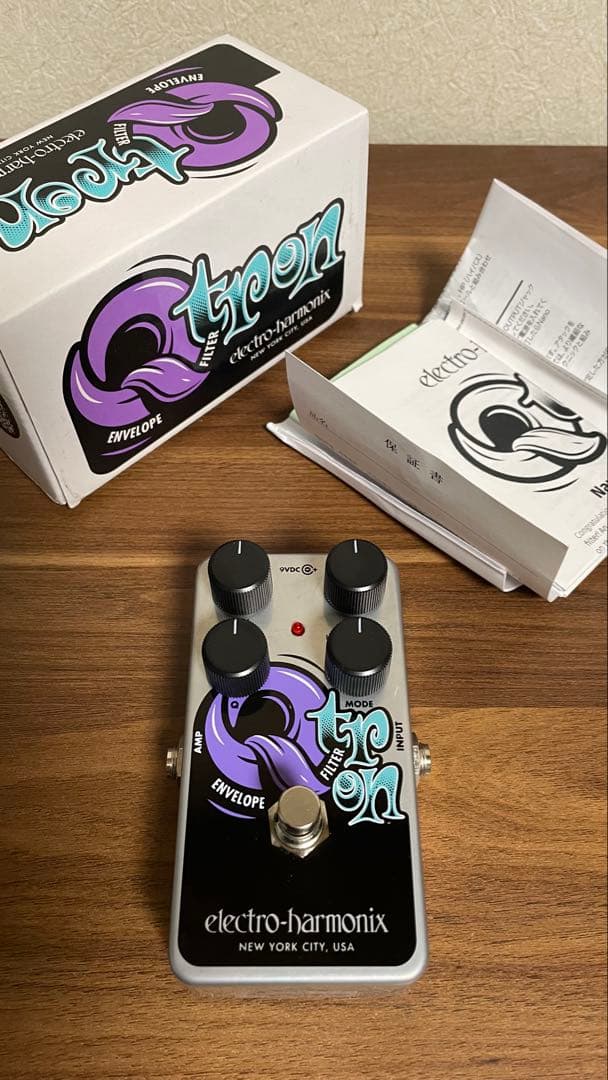 Electro-Harmonix Nano Q-Tron ほぼ新品 electro-harmonix NANO Q-TRON｜エンベロープ・フィルターの定番機種が