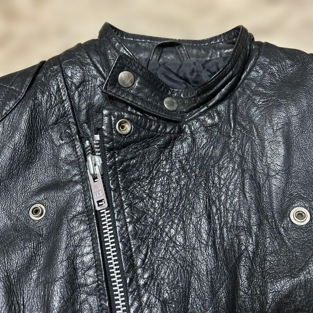 70s UK ヴィンテージ ライダース ロンジャン英国製666パンクルイス