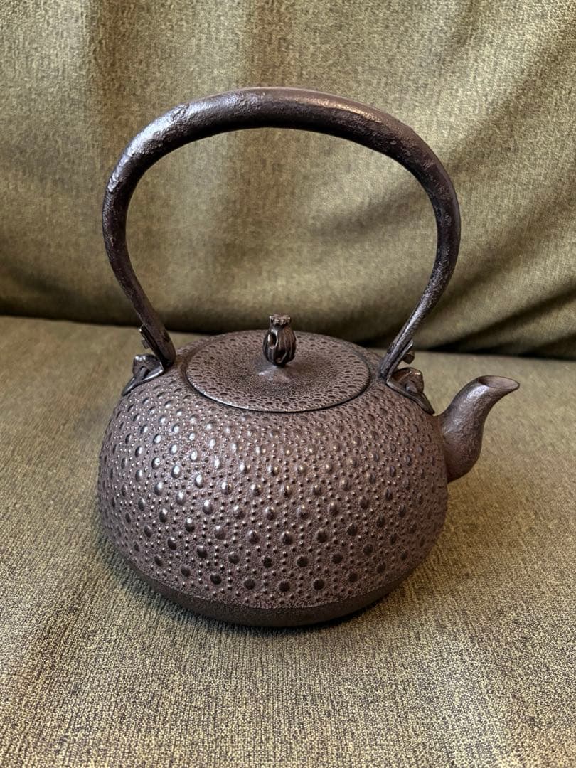 薫山　南部鉄瓶　2.1ℓ 亀甲　南部鉄器　盛岡