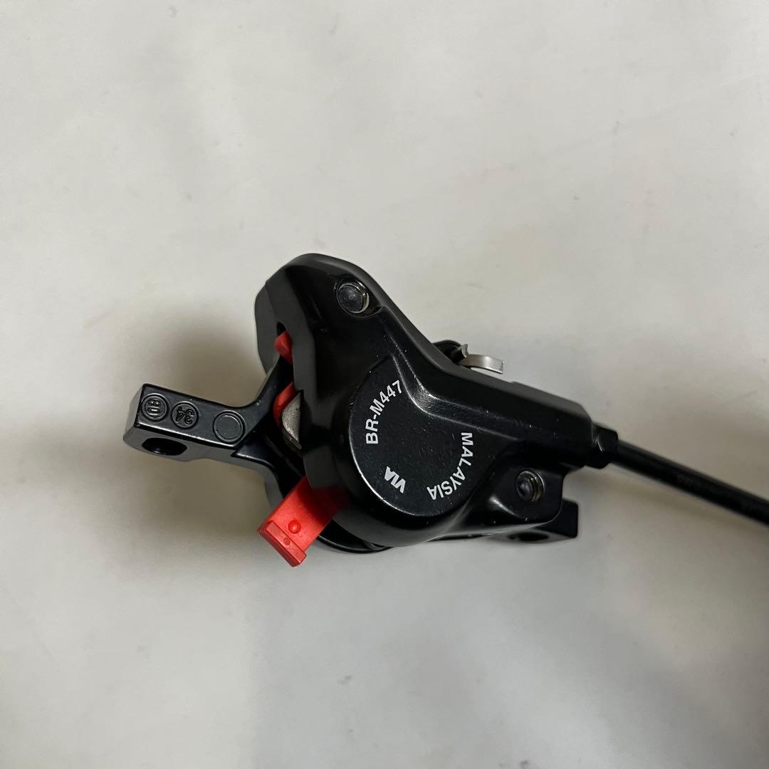 未走行品】シマノ油圧ディスクブレーキ BL-M4100+BR-M447 - メルカリ