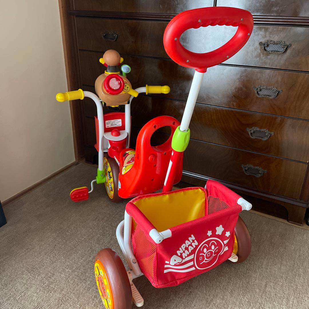 おでかけ三輪車 わくわくアンパンマンごうピースII - メルカリ