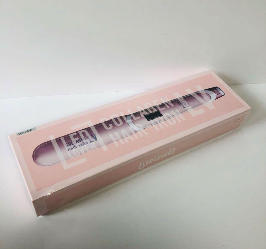 【新品】LEDラバー コラーゲンヘアアイロンLV lover ピンクゴールド 爆買 コラーゲン ヘアアイロン LV ピンクゴールド プラチナシルバー 色