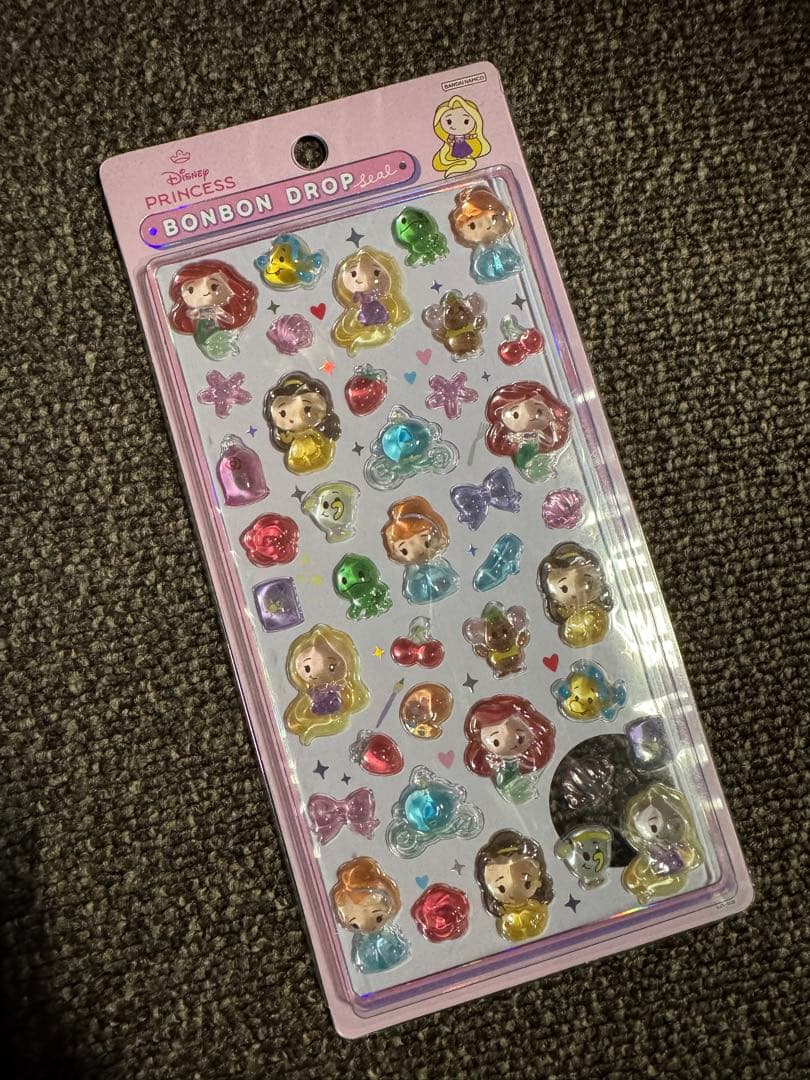 ディズニークラシックとディズニープリンセスボンボンドロップシール2