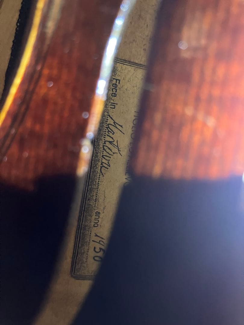 真贋不明、MarioGadda anno1950マリオガッダ4/4バイオリン - メルカリ