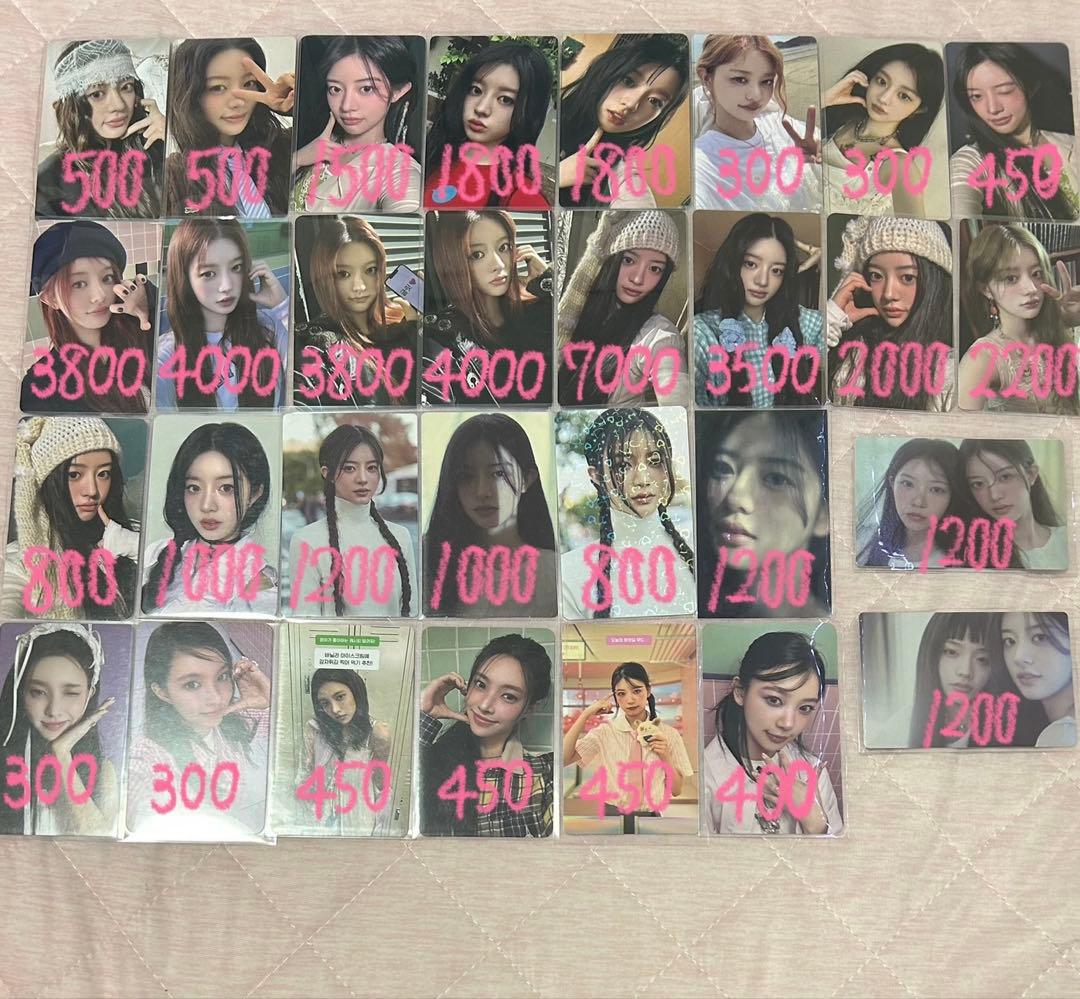 ILLITミンジュ ユナ モカ イロハ トレカ まとめ売り バラ売りは2枚目〜⭕️ ILLIT イロハ まとめ売り トレカ バラ売りも可能 - メルカリ