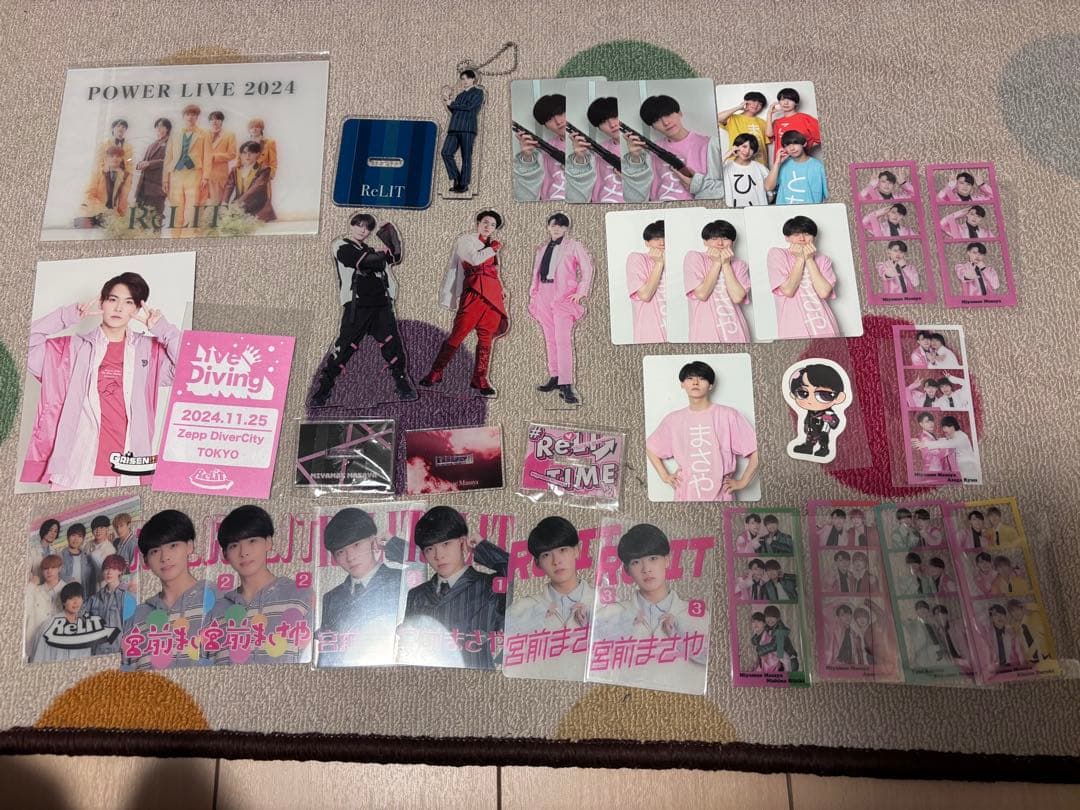 ReLIT 宮前まさや チェキ ハピカ 2L アクスタ まとめ売り