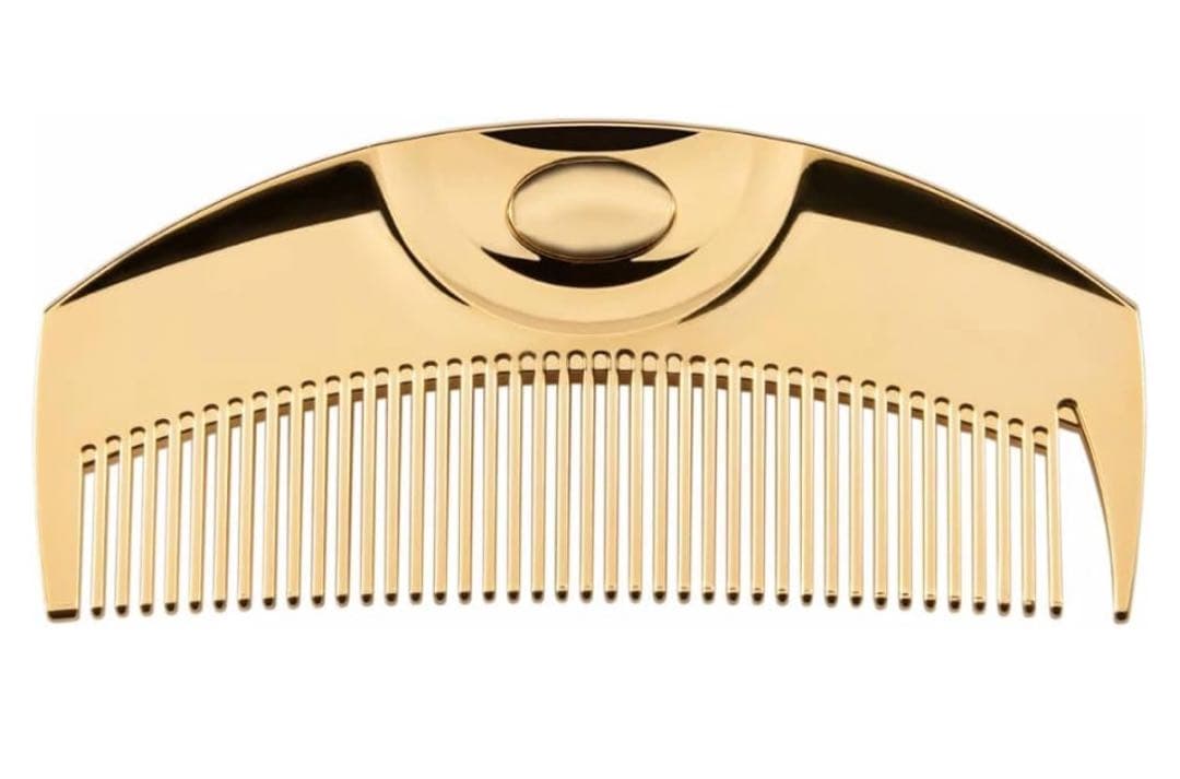 【新品・未使用】LOVECHROME ゴールド コーム 収納袋付き LOVECHROME（ラブクロム） コーム くし ゴールド 24K GP ケース