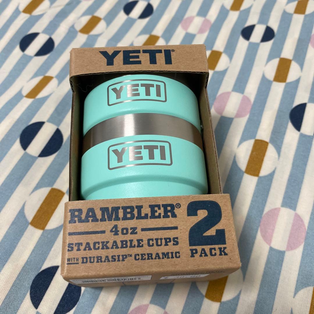 YETI Rambler 4 oz Stackable Cups 2個セット Yeti- Rambler 4 oz Stackable Cups 2 pk