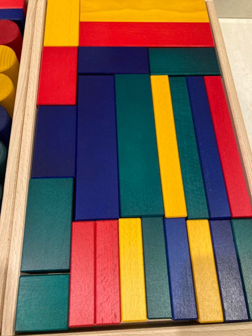 超美品 伸芽会 教材つみきTSUMIKI 木製ブロック