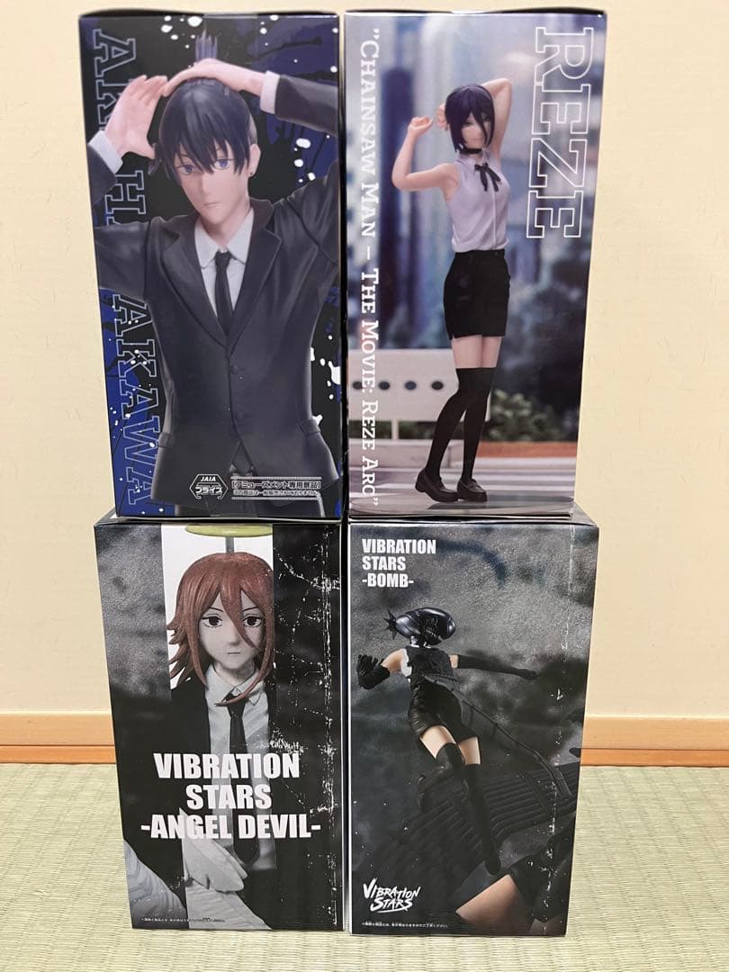 チェンソーマン フィギュア4点セット レゼ　ボム　アキ　天使の悪魔➕おまけ付き