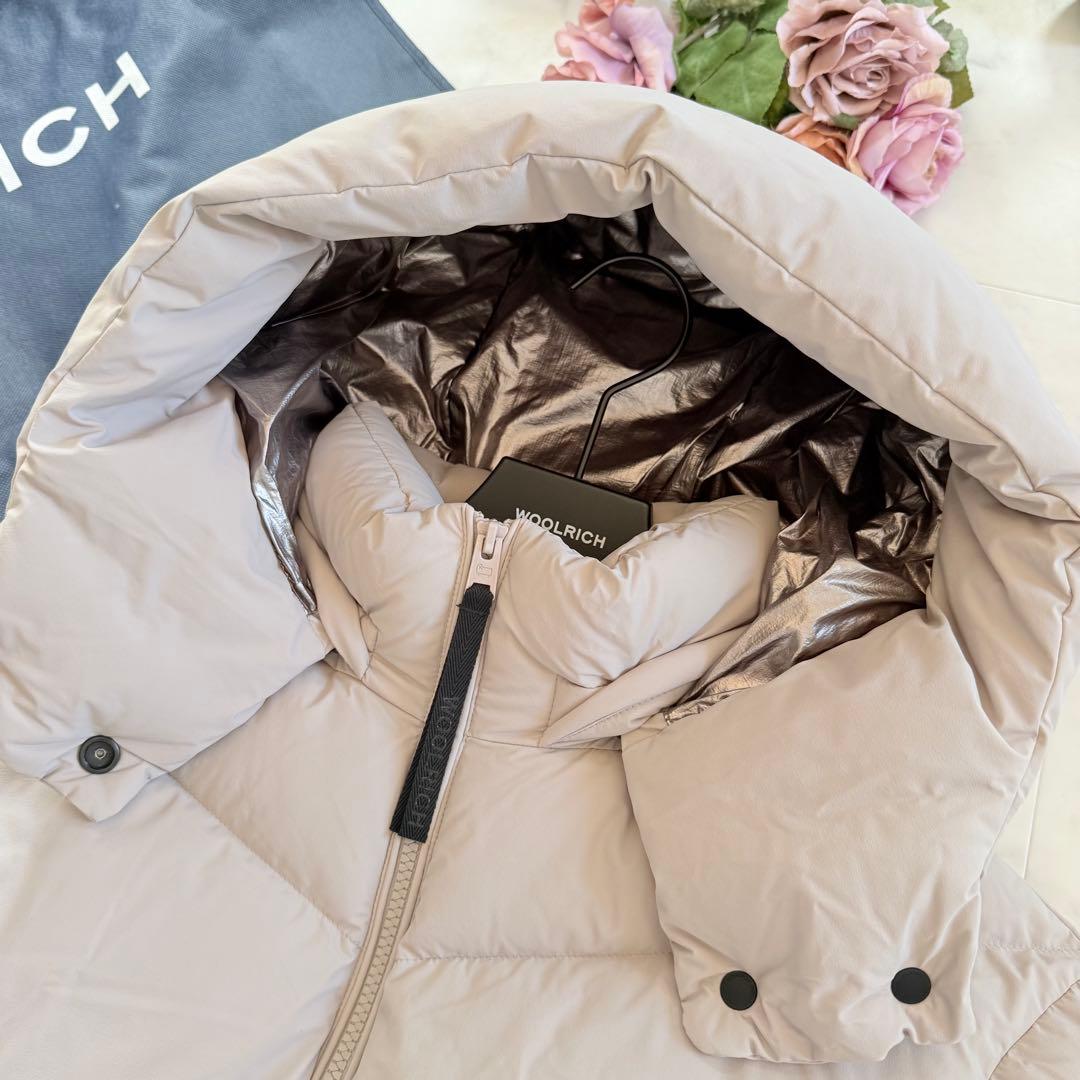 未使用級☆WOOLRICH マットストレッチ パファージャケットダウン