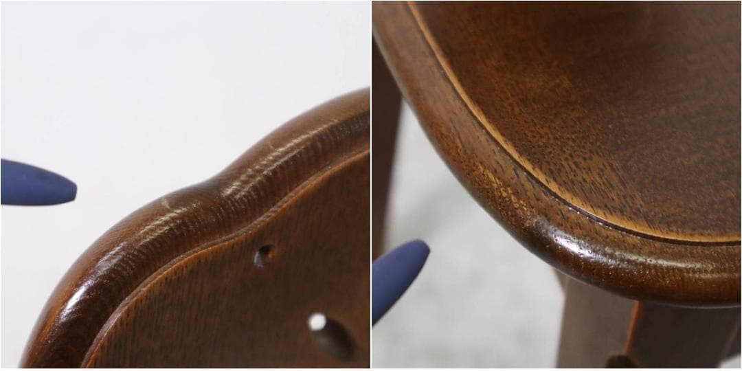 値下パリの雑貨屋 フラワーチェアー F-97 板座 天然木 ダイニングチェア