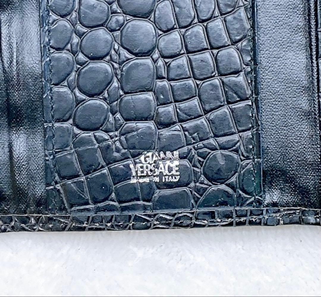 ✨美品✨ヴェルサーチ メデューサ クロコ型押し 6連キーケース