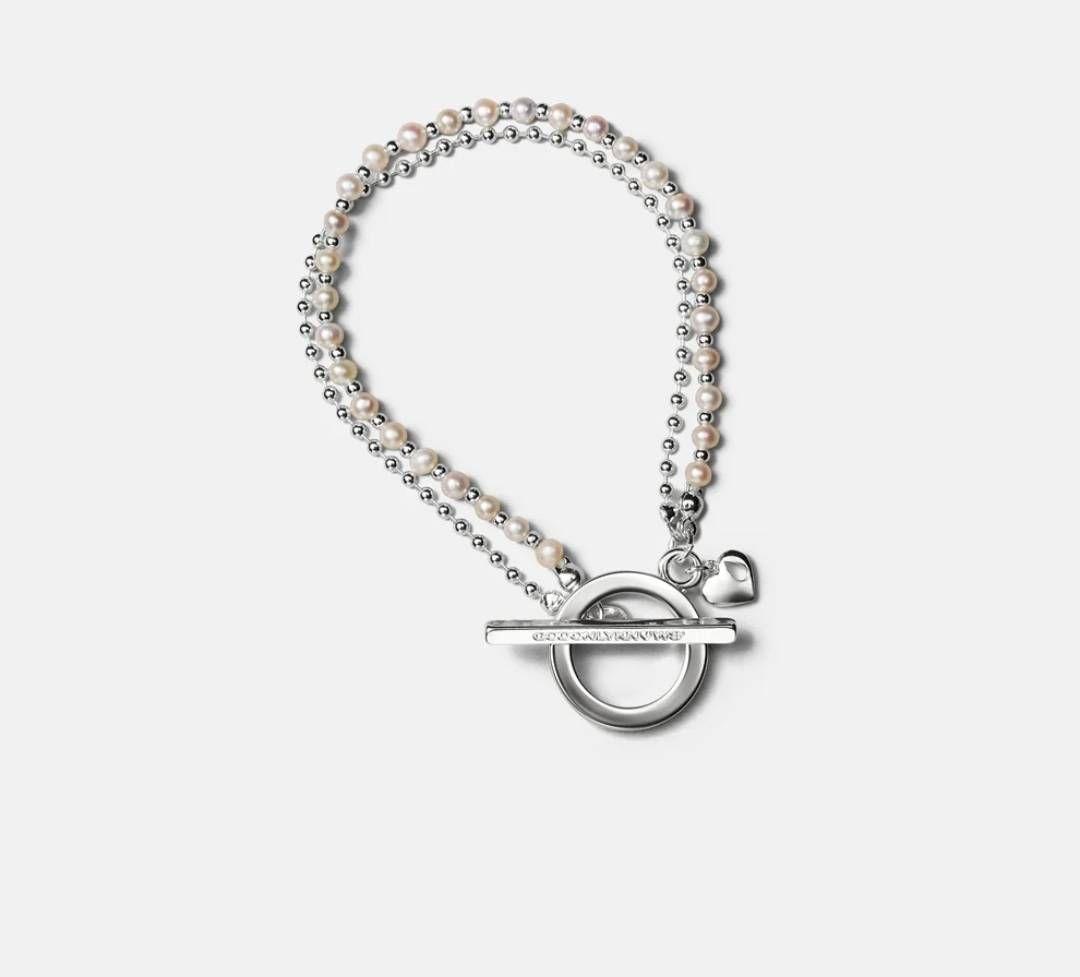 GOD ONLY KNOWS パールチェーンブレスレット Mサイズ