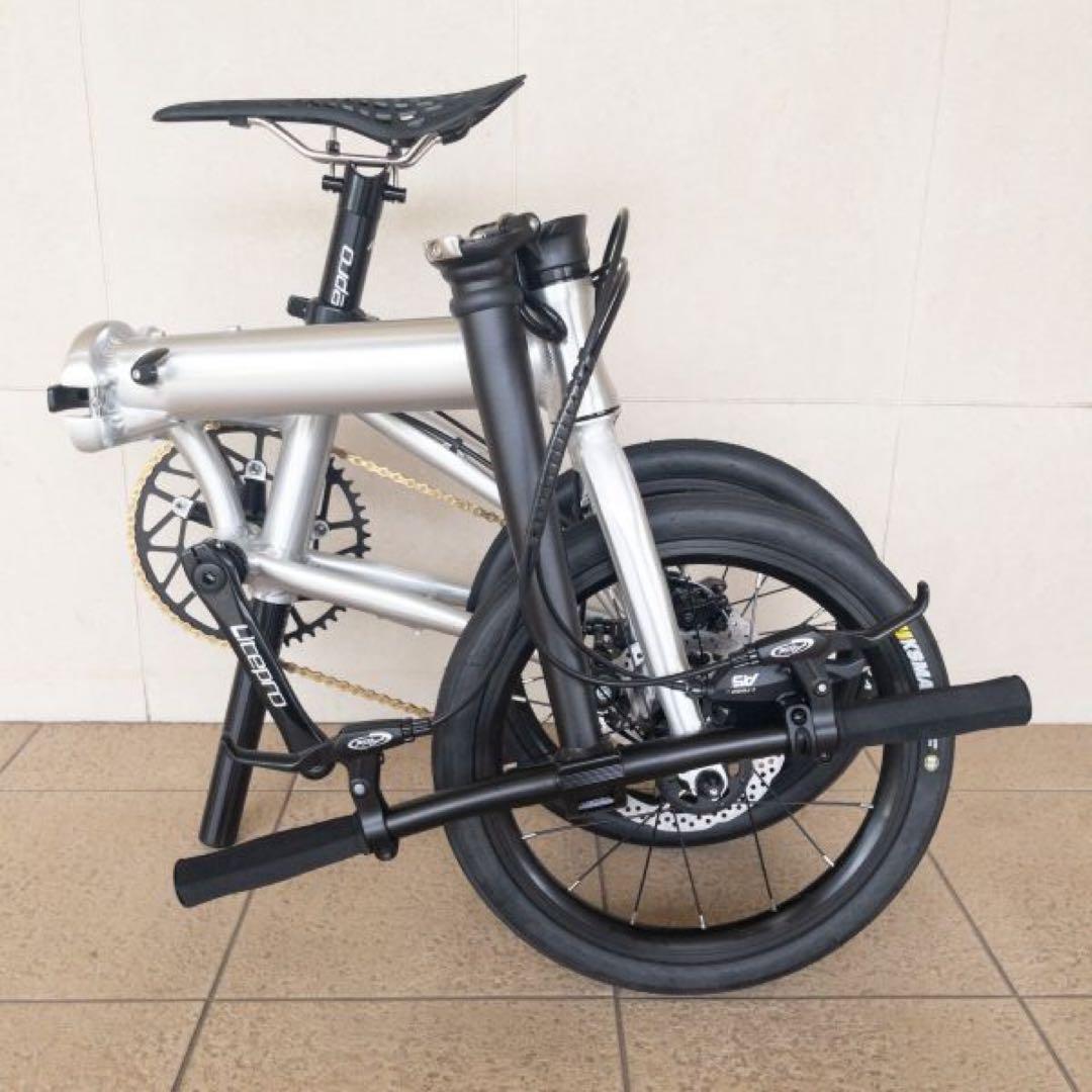 K3 PLUS ☆未使用品☆超軽量カスタム【8KG】☆折り畳み 自転車 9速