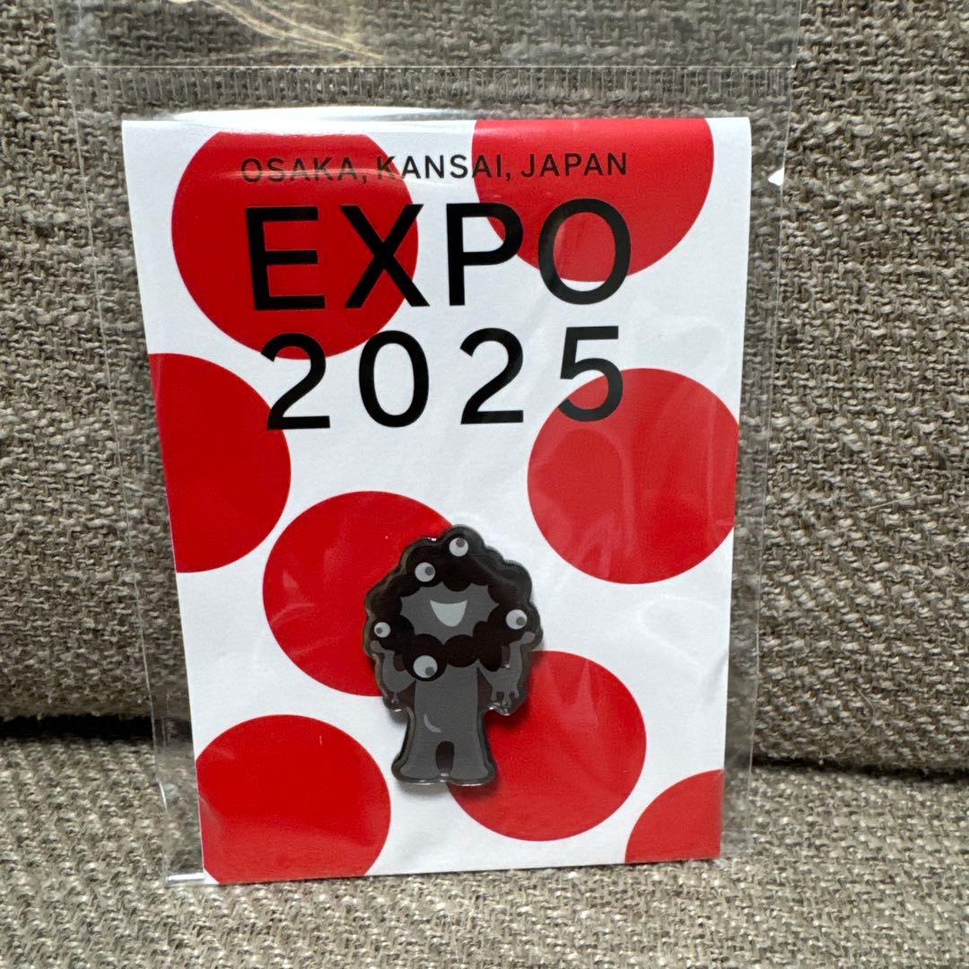 大阪関西万博 ミャクミャク ピンバッジ 黒ミャクミャク EXPO2025 新品