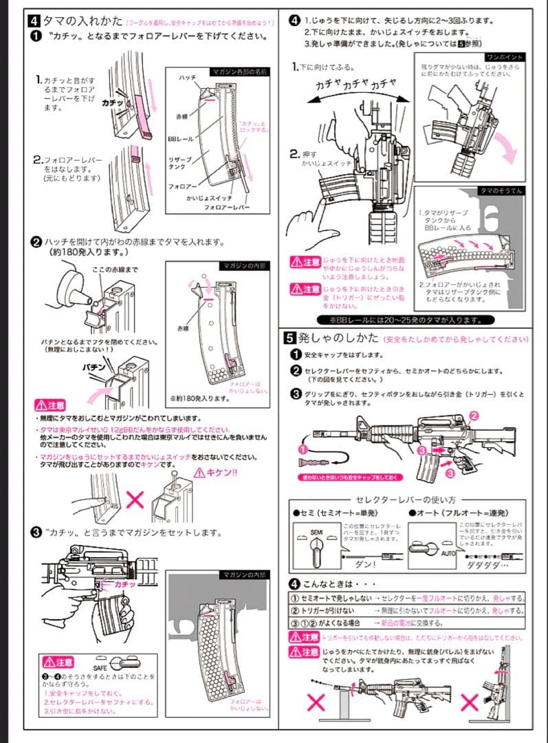 東京マルイ カスタム品 コルト M4A1 カービン ボーイズ 金属ピニオン