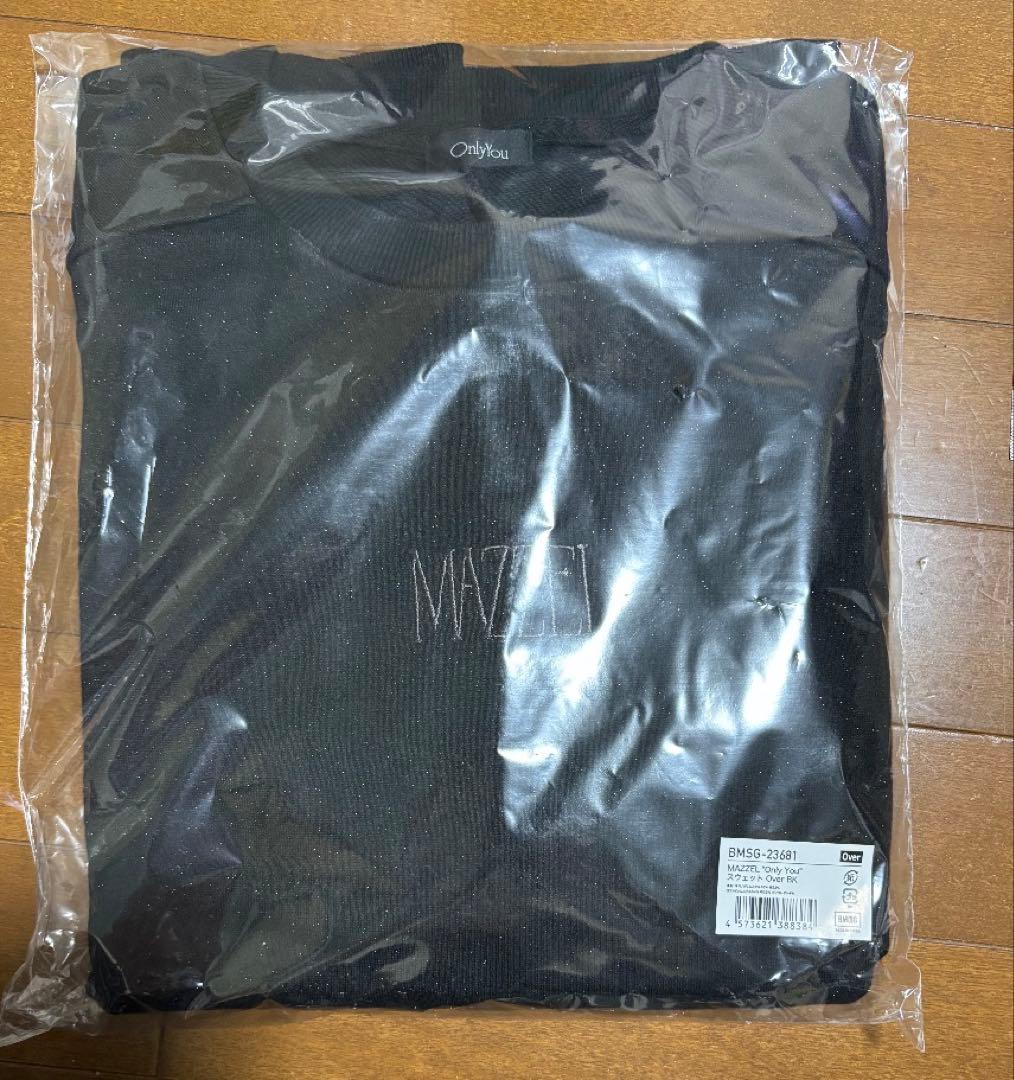 MAZZEL OnlyYouオーバーサイズスウェットブラック