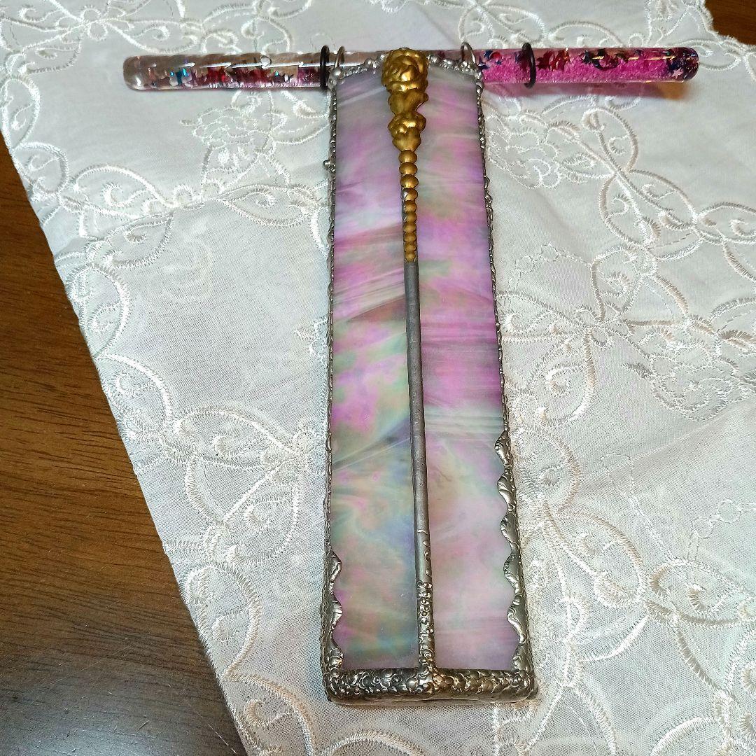 ＊「ペット、喫煙者無し」　万華鏡ステンドグラス　ガラス製カレイドスコープ カレイドスコープ 