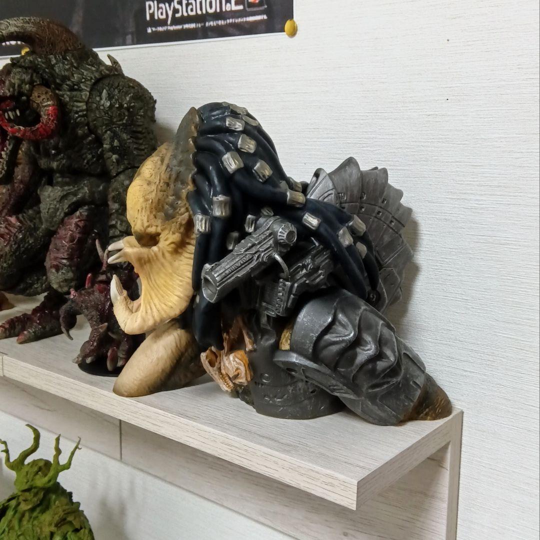 希少 プレデター バスト フィギュア 豆魚雷 正規品 全高19cm 幅19cm
