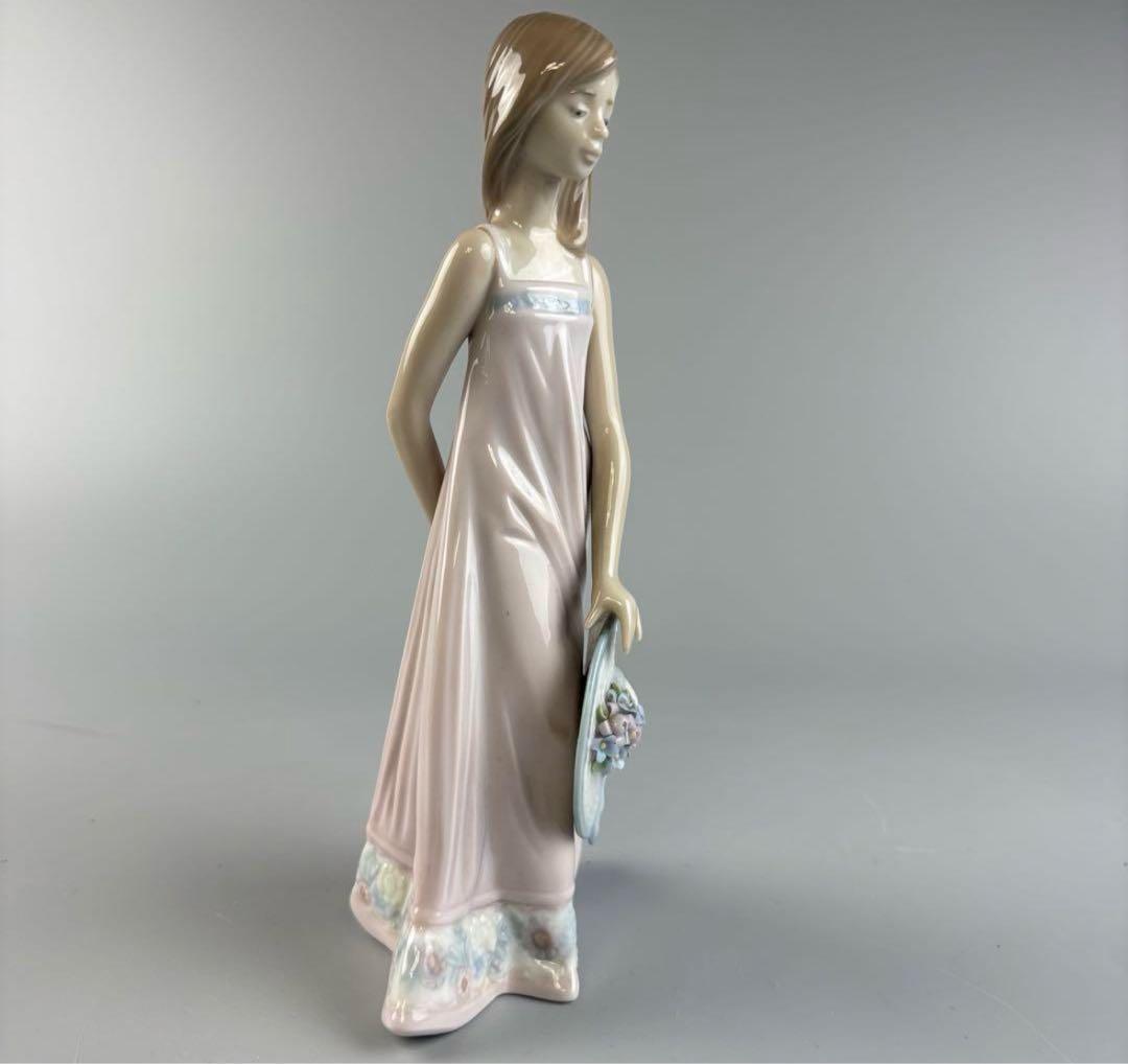 LLADRO リヤドロ 夏の陽ざし 少女 フィギュリン 陶器 置物
