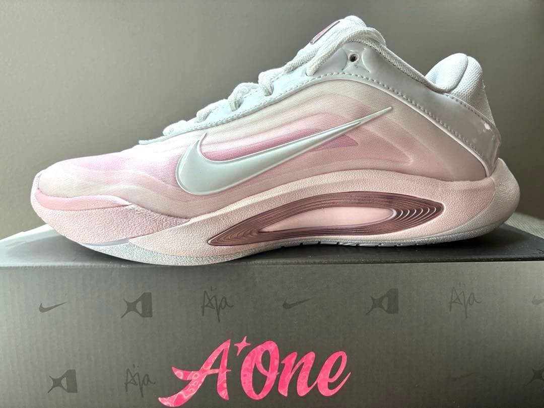 Nike エイジャ ウィルソン エーワン ピンク/ホワイト 22.5cm - メルカリ