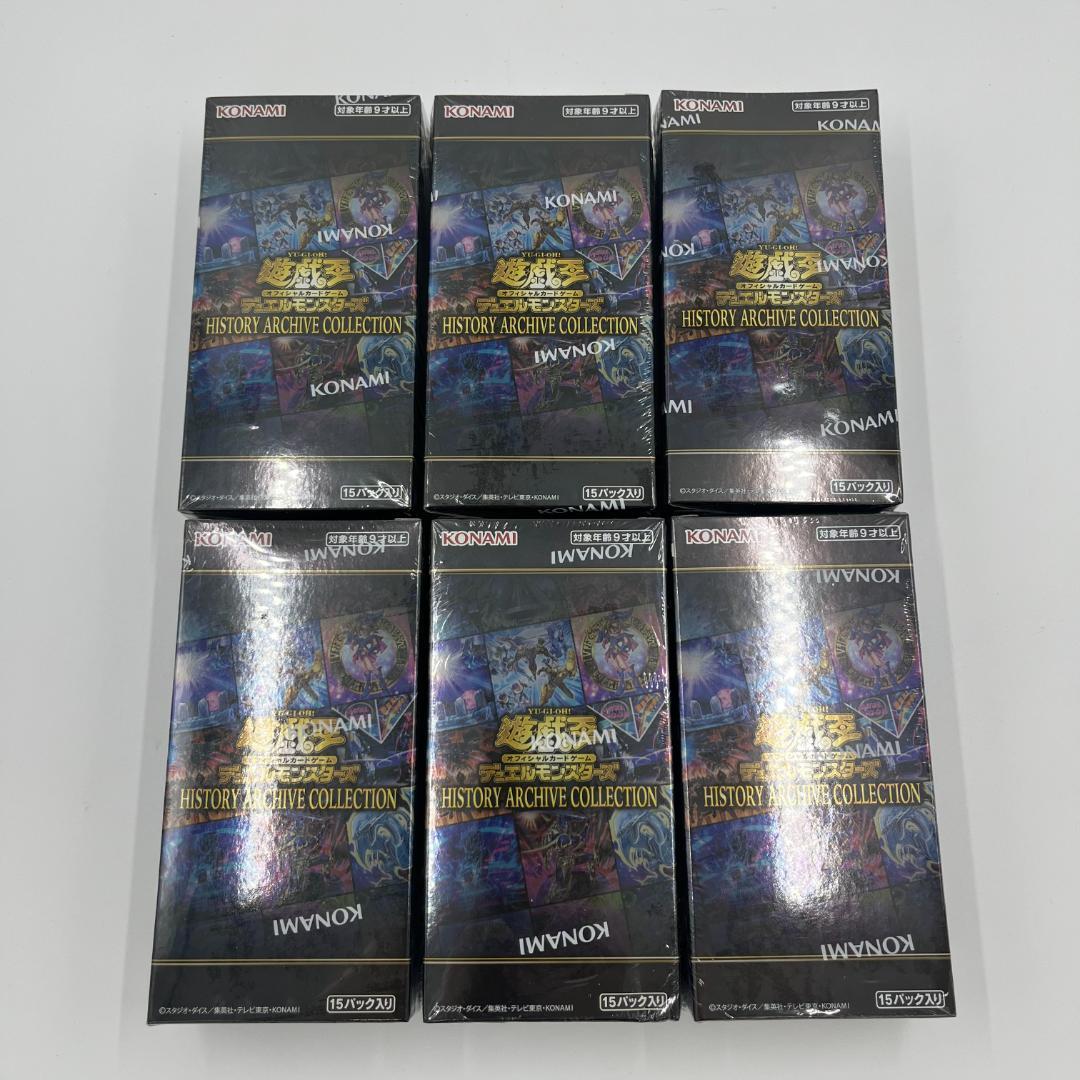 遊戯王 ヒストリーアーカイブコレクション 6BOX 新品未開封 韓国