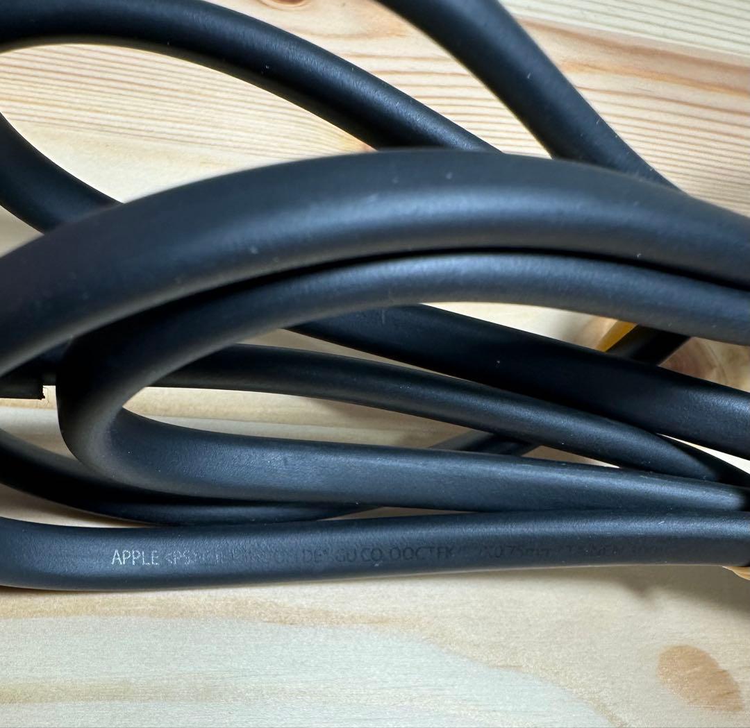 Apple 純正 電源ケーブルMac mini/AirMac/Apple TV等 - メルカリ