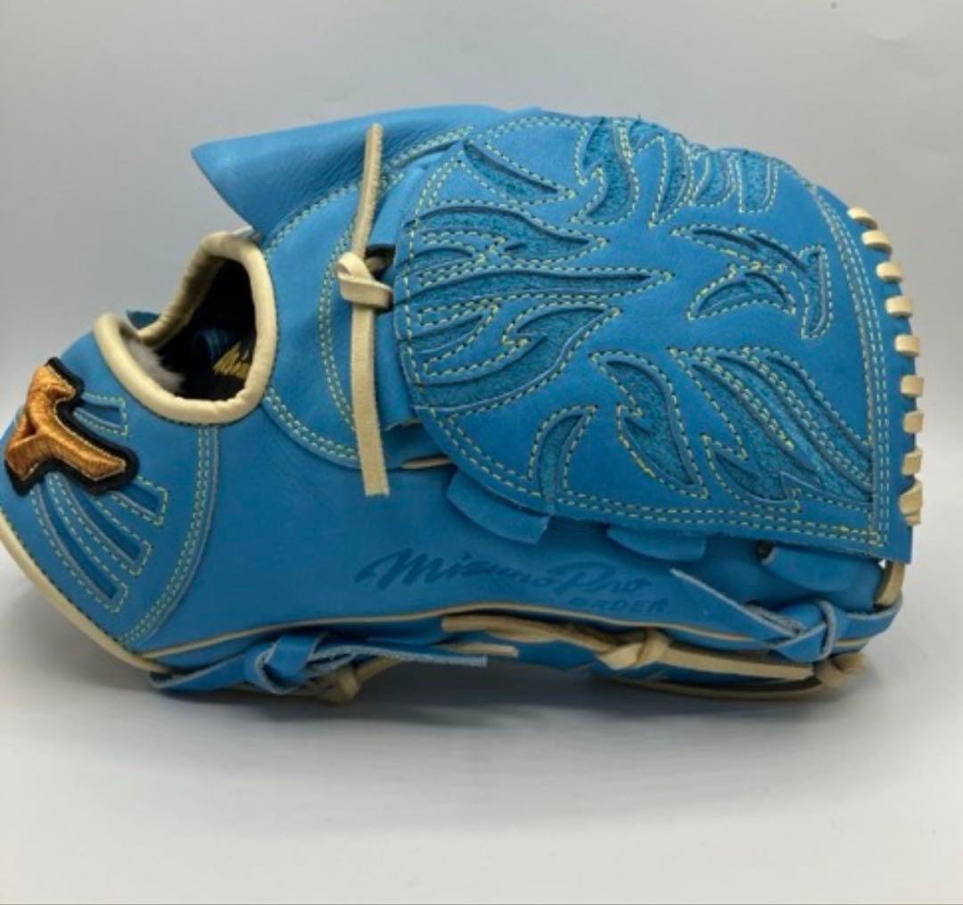 ミズノプロ 軟式オーダーグローブ 投手用 スカイブルー 今永モデル5
