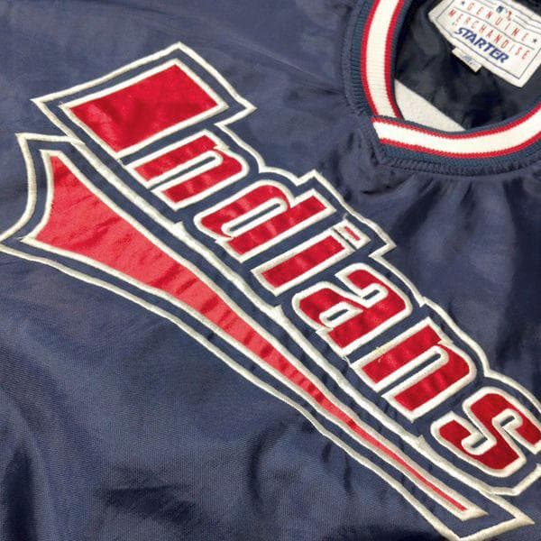 インディアンス スターター プルオーバー ナイロンジャケット M ワフー